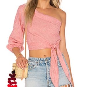 One shoulder crop top